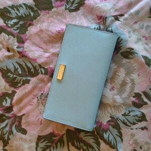Kate Spade Folding Wallet, Teal